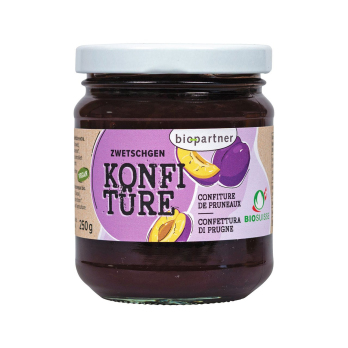 Fruchtaufstrich Zwetschgen Biopartner