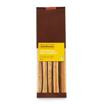 Dinkelstängeli mit Tomaten & Oregano