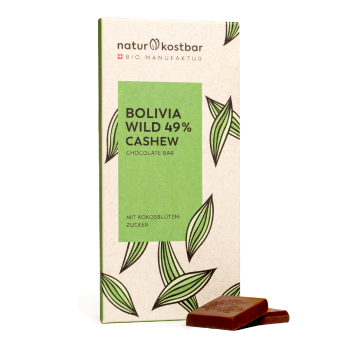 Schokolade Bean to Bar Bolivia & Cashew
