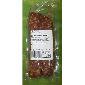 Rind Bratwurst pikant ohne Schwein 4stk.